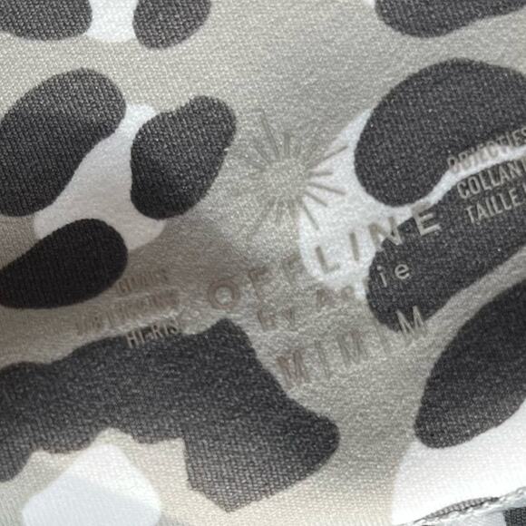 OFFLINE by Aerie Goals 7/8 High Rise Legging Grey Leopard - Picture 4 of 4